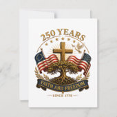 Invitation 250 Ans de Foi et de Liberté (Devant)