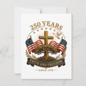 Invitation 250 Ans de Foi et de Liberté (Dos)