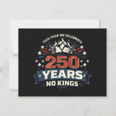 Invitation 250 Ans Pas De Rois Patriotique (Dos)