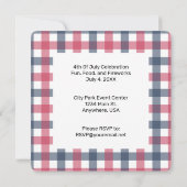 Invitation 250 ans USA | Semiquinentenaire 1776-2026 (Dos)