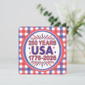 Invitation 250 ans USA | Semiquinentenaire 1776-2026 (Debout devant)