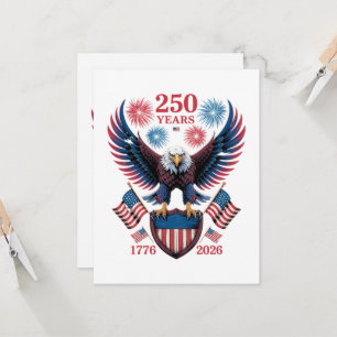 Invitation 250e anniversaire 250 ans États-Unis 1776