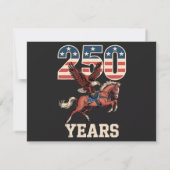 Invitation 250e anniversaire des États-Unis (Dos)