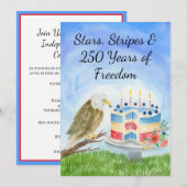Invitation 250th Independence Day (Devant / Derrière)
