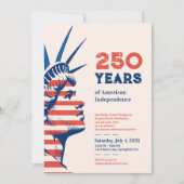 Invitation 250th Independence Statue of Liberty Party (Devant)
