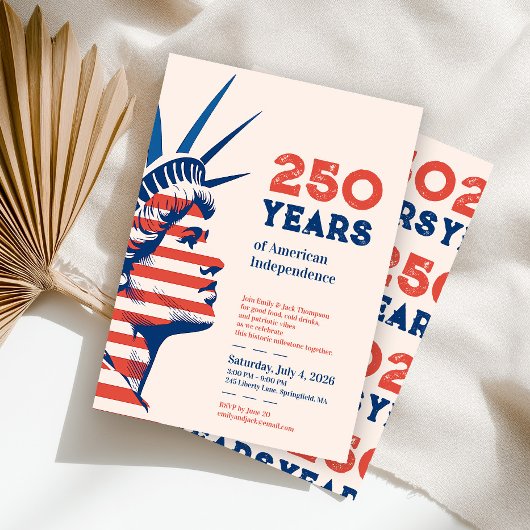 Invitation 250th Independence Statue of Liberty Party