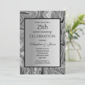 Invitation 25 Ans d'Anniversaire de Mariage (Debout devant)