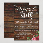 Invitation 25 ans de mariage, Nous célébrons toujours notre a (Devant / Derrière)