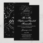 Invitation 25 Ans Ensemble Fête d'anniversaire de mariage de (Devant / Derrière)