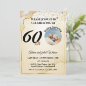 Invitation 25e 40e 10e 75e 60e anniversaire de mariage (Debout devant)