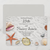 Invitation 25e anniversaire (Devant / Derrière)