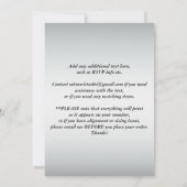 Invitation 25e anniversaire Black Silver Ornate Sc (Dos)