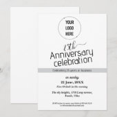 Invitation 25e anniversaire de la compagnie (Devant / Derrière)