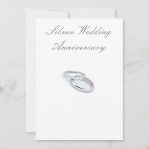 Invitation 25e anniversaire de mariage