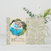 Invitation 25e anniversaire de mariage (Debout devant)