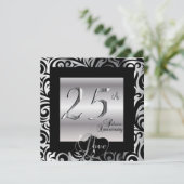 Invitation 25e anniversaire de mariage (Debout devant)