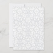 Invitation 25e Anniversaire de Mariage à Silver Spring | DIY  (Dos)