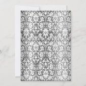 Invitation 25e Anniversaire de Mariage Argent | Texte DIY (Dos)