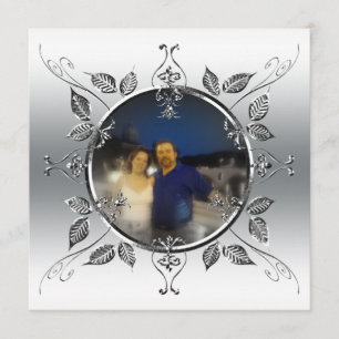 Invitation 25e Anniversaire de Mariage Argenté Ajouter une ph