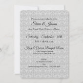 Invitation 25e anniversaire de mariage avec photo (Dos)