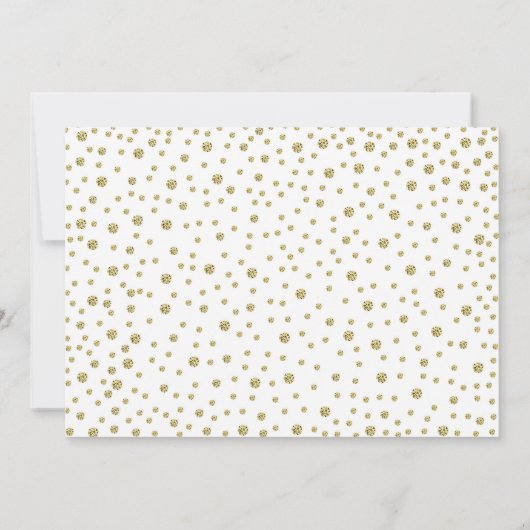 Invitation 25e anniversaire de mariage avec photo - Or Blanc (Dos)