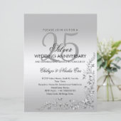 Invitation 25e anniversaire de mariage décoration (Debout devant)