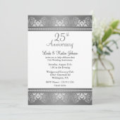 Invitation 25e anniversaire de mariage | fait maison (Debout devant)