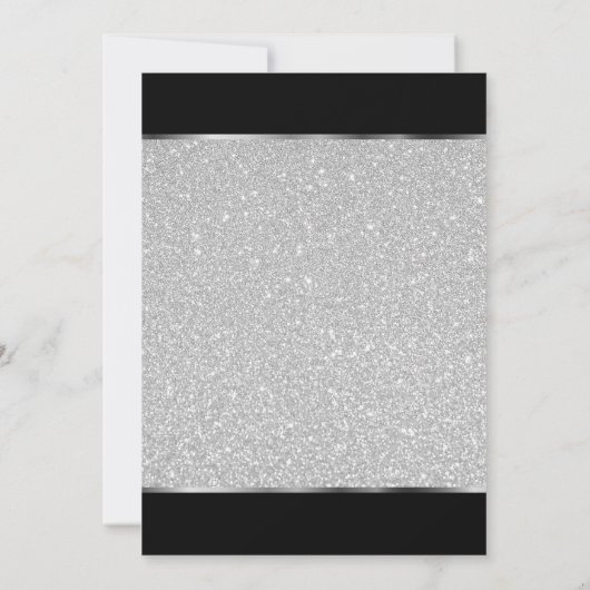 Invitation 25e anniversaire de mariage Noces d'argent (Dos)