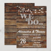 Invitation 25e anniversaire de mariage, Nous célébrons toujou (Devant / Derrière)