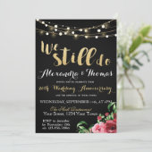 Invitation 25e anniversaire de mariage, Nous faisons toujours (Debout devant)