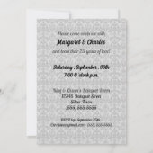 Invitation 25e anniversaire de mariage photo (Dos)