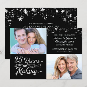 Invitation 25e Anniversaire de Mariage Photos de Stars d'Hier