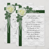 Invitation 25e anniversaire de mariage renouvellement de vœux (Devant / Derrière)