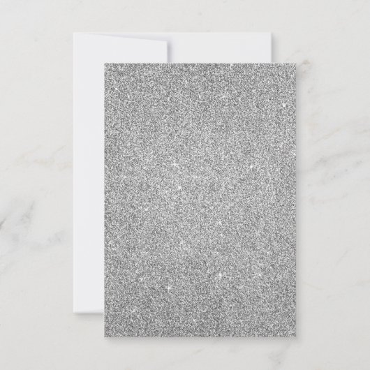 Invitation 25e anniversaire de Mariage soirée boule Disco Arg (Dos)