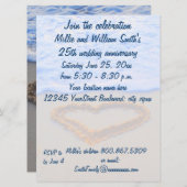 Invitation 25e anniversaire du Mariage (Devant / Derrière)