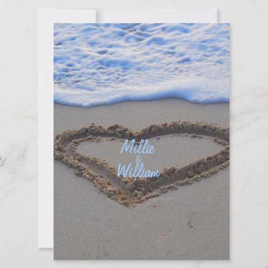 Invitation 25e anniversaire du Mariage (Dos)