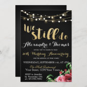 Invitation 25e anniversaire du Mariage, nous faisons toujours (Devant / Derrière)