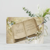 Invitation 25e anniversaire du Mariage Renouveau de la vision (Debout devant)