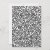 Invitation 25e anniversaire du Mariage surprise - Silver Gold (Dos)