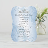 Invitation 25e anniversaire du Mariage vow renouvellement sat (Debout devant)