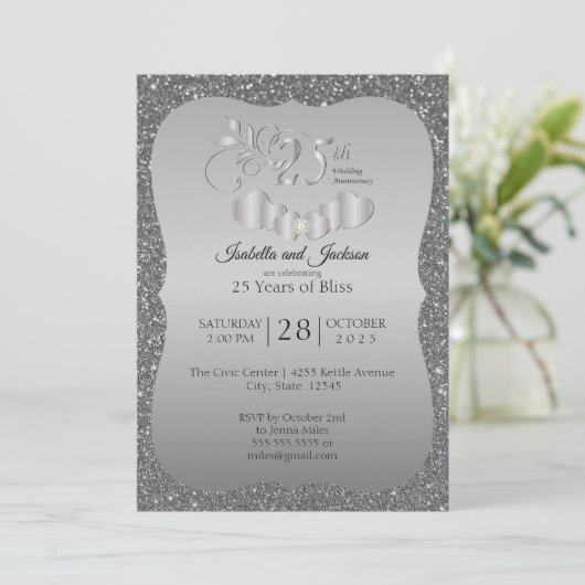 Invitation 25e anniversaire du Silver Glitter (Debout devant)