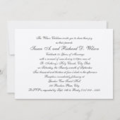 Invitation 25e anniversaire du Toast de Champagne (Dos)