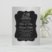 Invitation - 25e anniversaire Mariage Argent Confe (Debout devant)