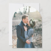 Invitation 25e anniversaire mariage d'argent coeur (Dos)