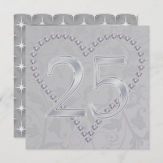 Invitation 25e Anniversaire - SRF (Devant / Derrière)