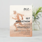 Invitation 26,2 miles 1ST Marathon-Post Marathon Party (Debout devant)