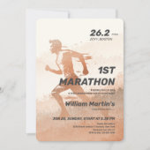 Invitation 26,2 miles 1ST Marathon-Post Marathon Party (Devant)