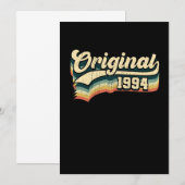 Invitation 27e Anniversaire Cadeau Original Hommes Femmes Née (Devant / Derrière)