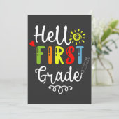 Invitation 2/2- Bonjour Chemise de première année, Étudiants (Debout devant)