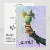 Invitation *~* 2 A101 Cocktail  PHOTO  Orné  EVEILLES DE FILL (Devant / Derrière)